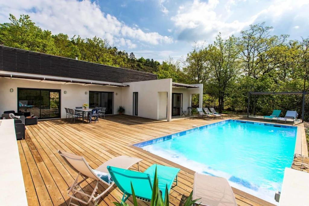 Villa Blanche, Contemporary, Cathars, Couiza, Carcassonne Esterno foto
