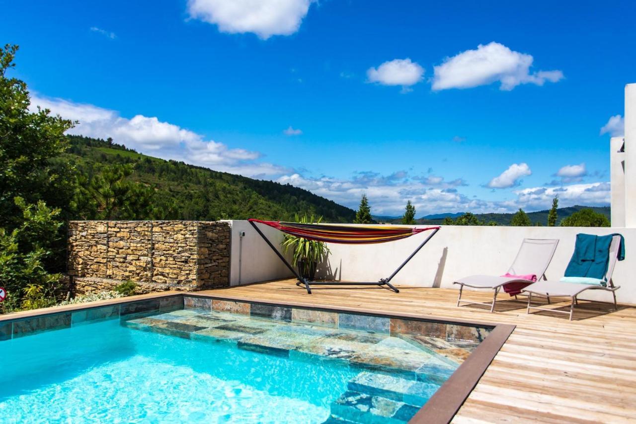 Villa Blanche, Contemporary, Cathars, Couiza, Carcassonne Esterno foto